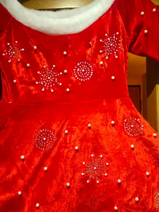 Navidad Mujer/Niña Talla Única Sexy vestido+tocado