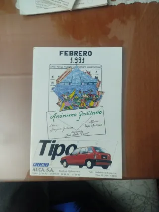 Libreto Carnaval Febrero 1991