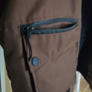 Cazadora invierno hombre marrón