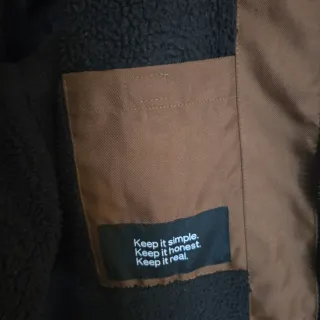 Cazadora invierno hombre marrón