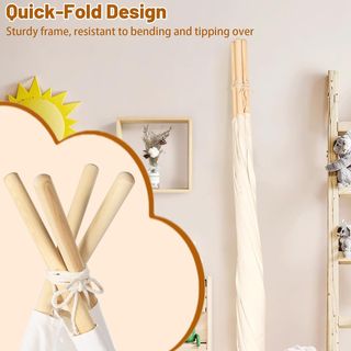 Tenda teepee per bambini per interni