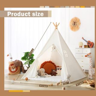 Tenda teepee per bambini per interni
