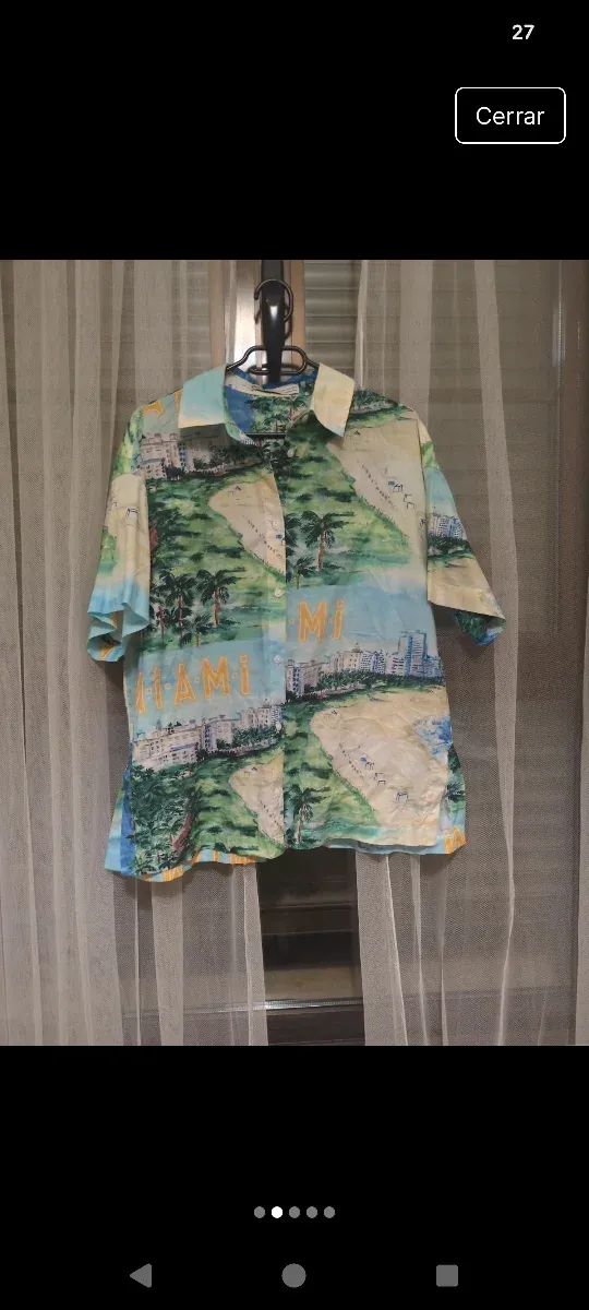 Camisa oversize Playa Miami