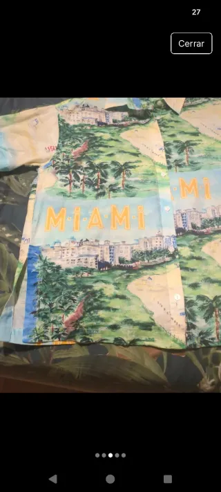 Camisa oversize Playa Miami
