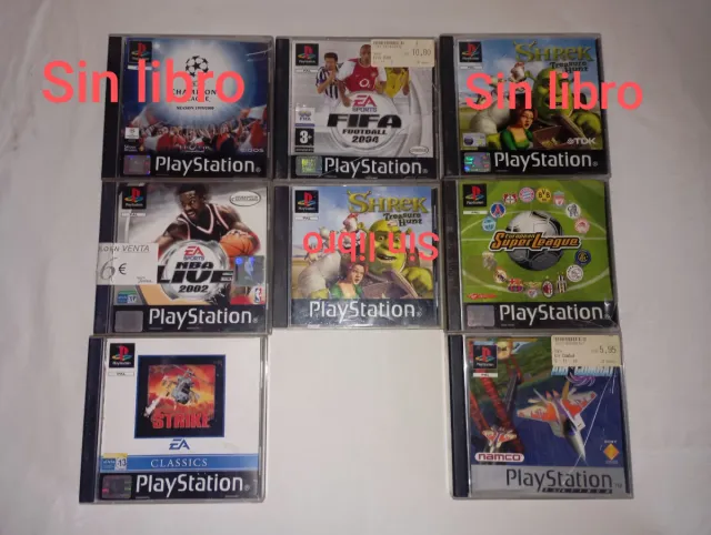 Lote 8 Juegos PlayStation 1 PS1