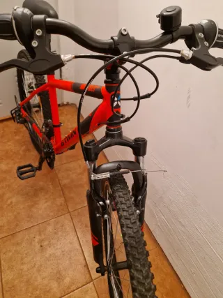 Bicicleta Montaña B'TWIN Roja