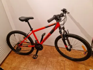 Bicicleta Montaña B'TWIN Roja