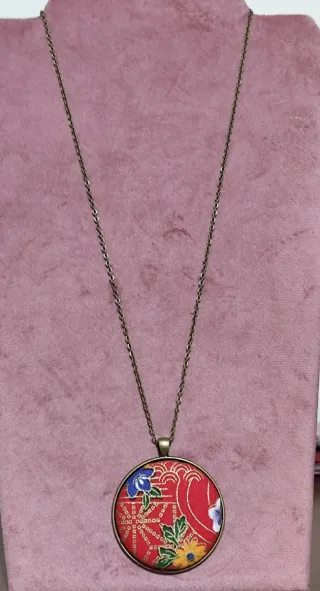 Medaglione broccato giapponese cotone