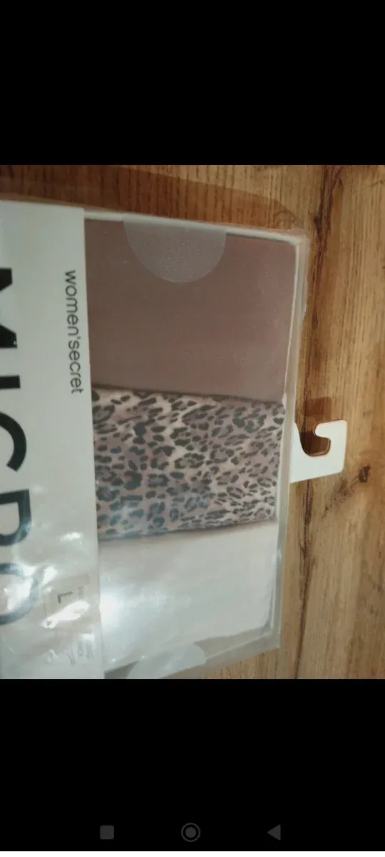 Pack 3 tangas Women'secret animal print Talla L