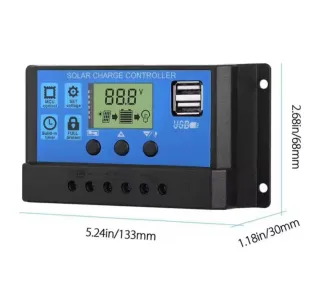 Controlador Carga Solar 30A MCU