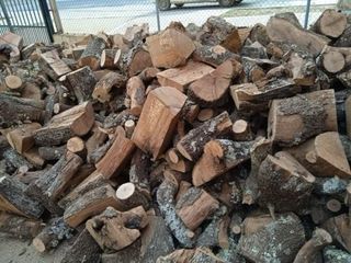 Leña de encina sana precio al privado y carros