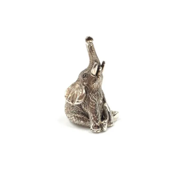 Figura Elefante Plata 925 Miniatura