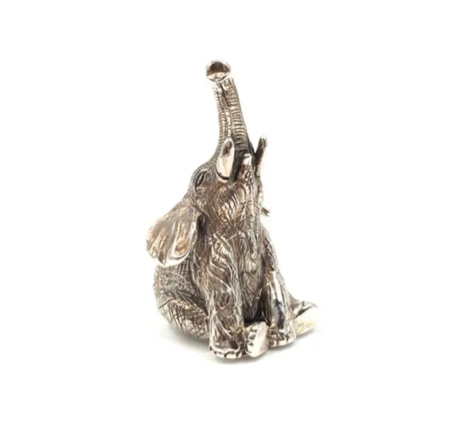 Figura Elefante Plata 925 Miniatura
