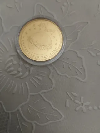 Moneda Oro 400 Euro Aniversario Euro