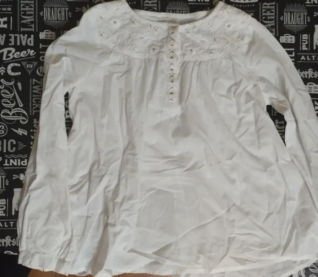 Camisa niña bordada talla 8