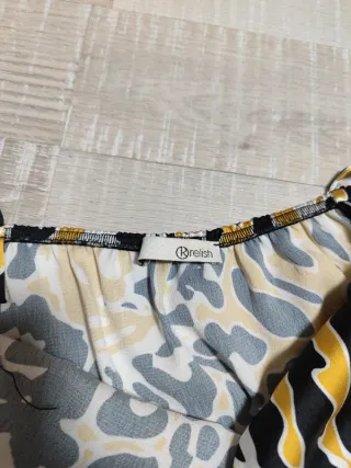 Top canottiera fantasia animalier