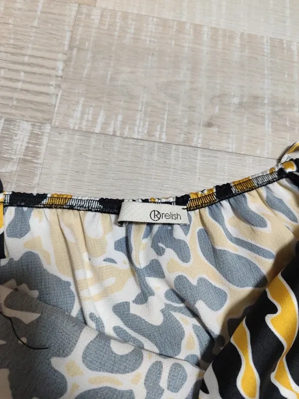 Top canottiera fantasia animalier