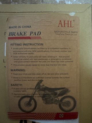 Pastillas de freno Suzuki gsr600