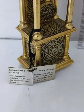 Reloj Credan SA damasquinado de Toledo oro 24kts