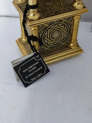 Reloj Credan SA damasquinado de Toledo oro 24kts