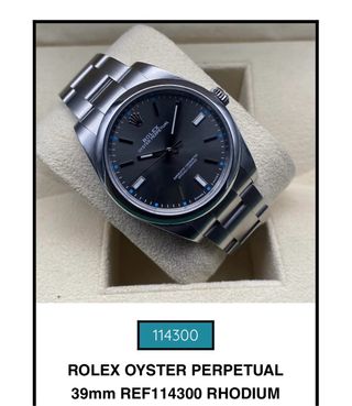 Rolex Oyster Perpetual 39mm Ref. 114300