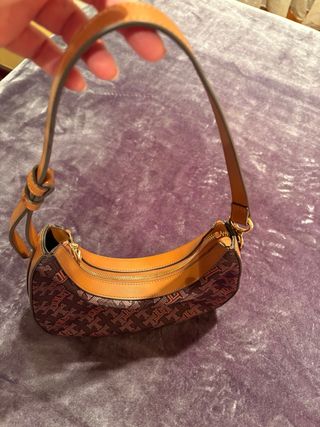 Bolso de hombro Latouche estampado