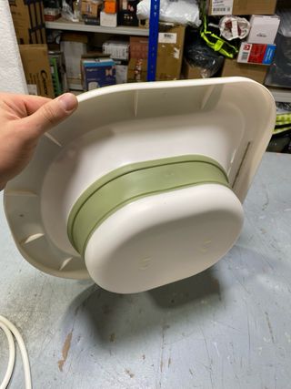 Bidé Portátil para Sanita - Verde/Branco