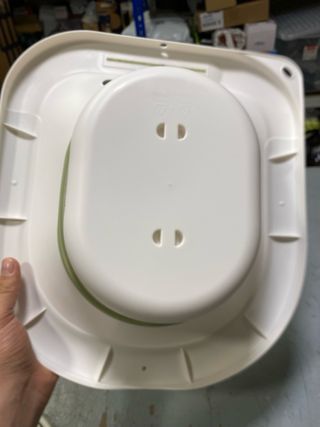 Bidé Portátil para Sanita - Verde/Branco