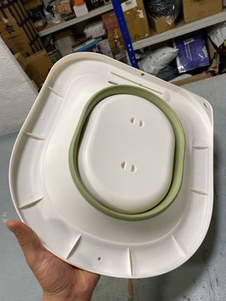 Bidé Portátil para Sanita - Verde/Branco