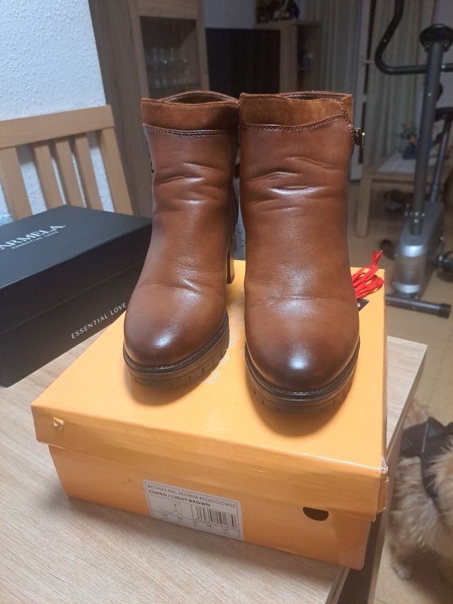 Botines de vestir marrones