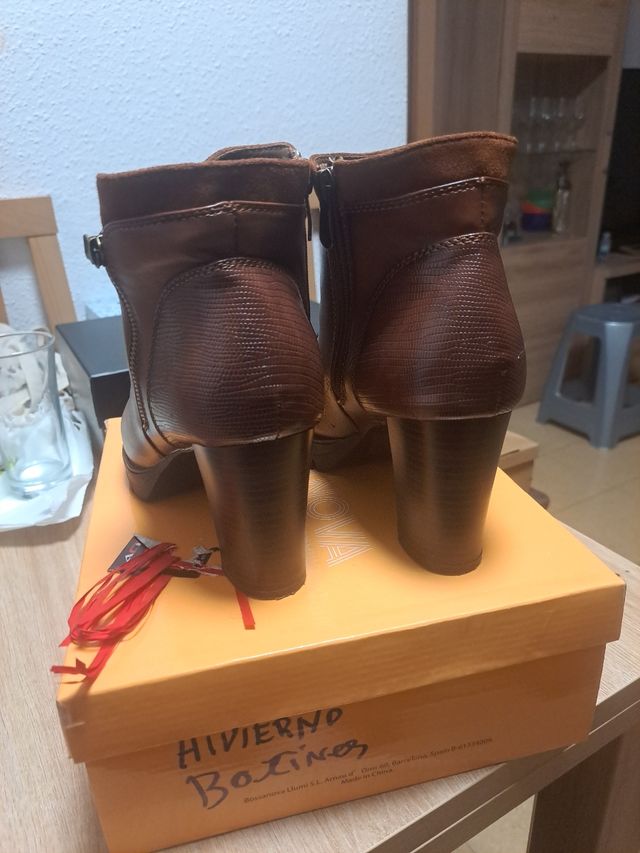 Botines de vestir marrones