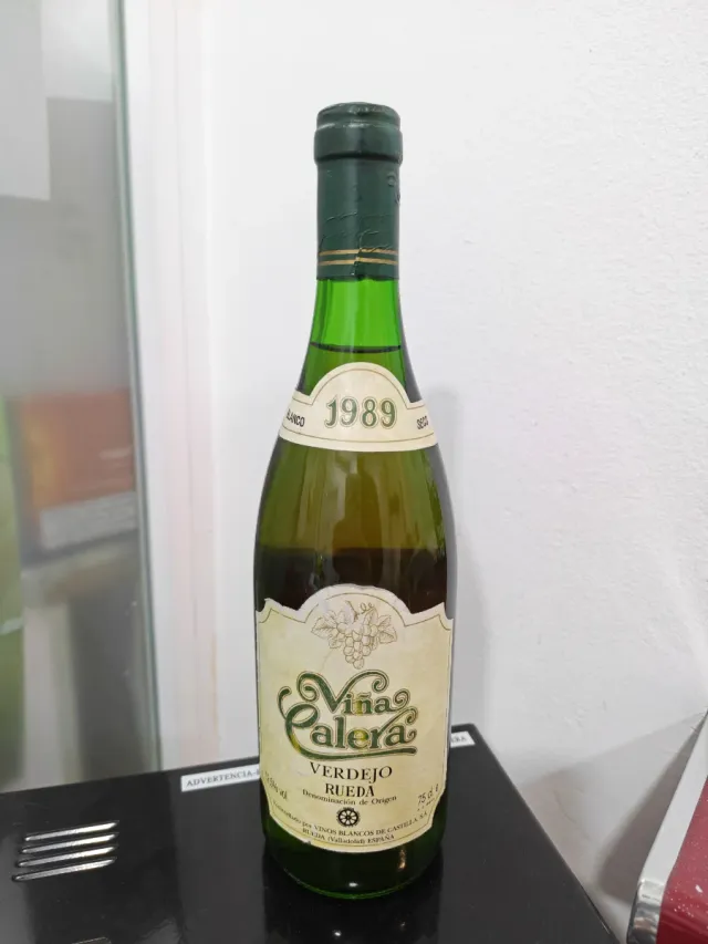 Bottiglia di Vino Bianco Viña Calera 1989