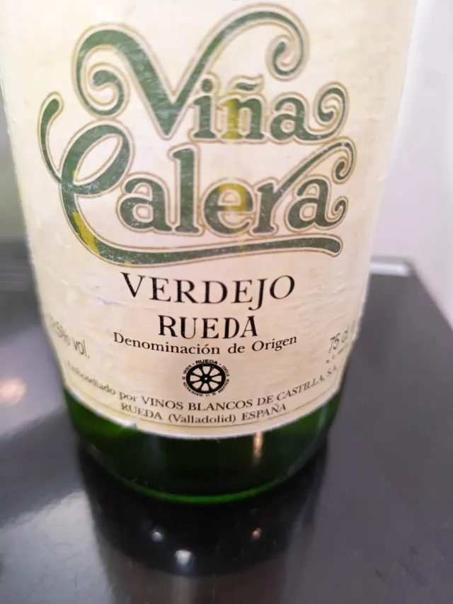 Bottiglia di Vino Bianco Viña Calera 1989