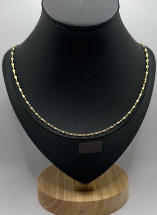 Cadena Arabesca de oro de 18k, 3.89 g, 50 cm.