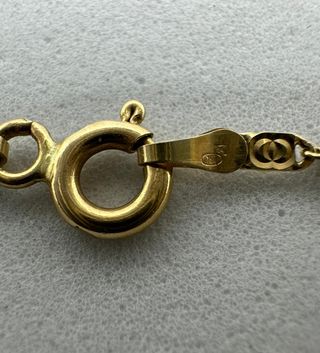 Cadena Arabesca de oro de 18k, 3.89 g, 50 cm.