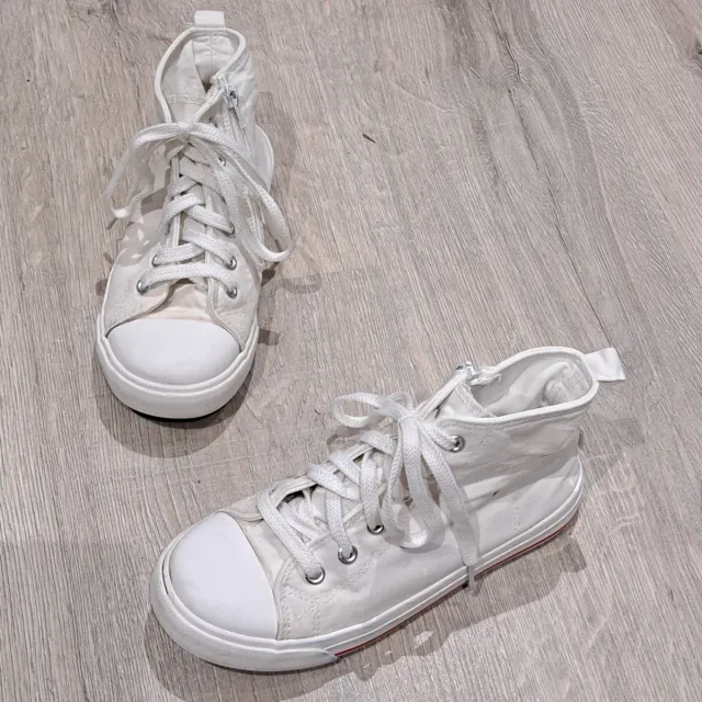 Zapatillas altas niña imitación Converse