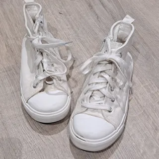 Zapatillas altas niña imitación Converse