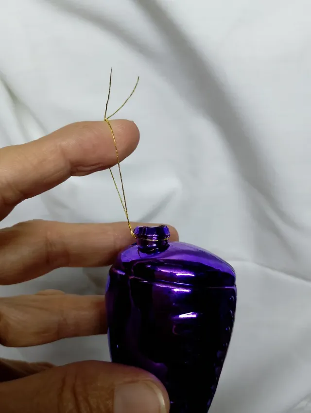 Enfeites de Natal Botas Roxo e Vermelho