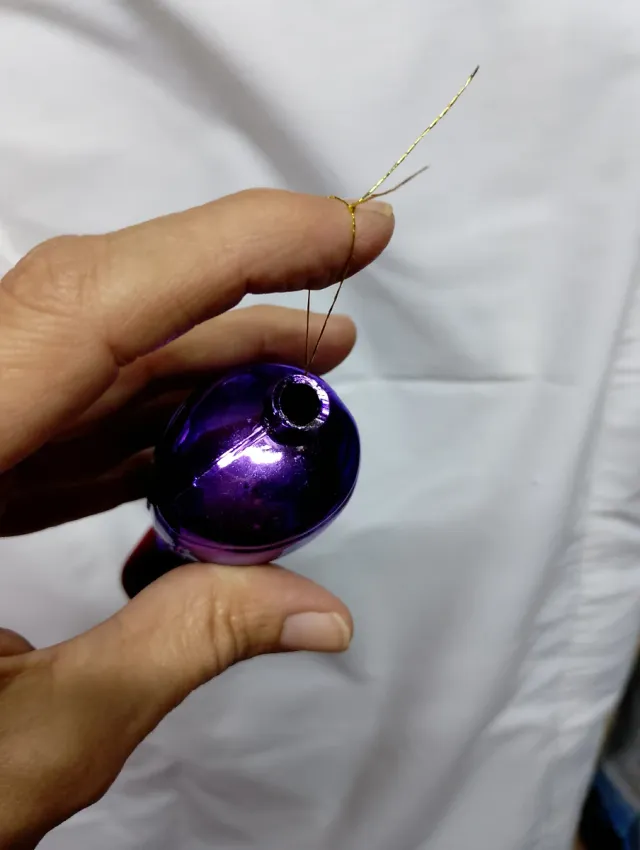 Enfeites de Natal Botas Roxo e Vermelho