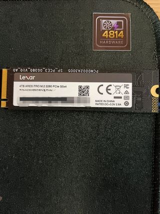 NVME 4TB LEXAR ARES PRO Gen5 M.2 2280