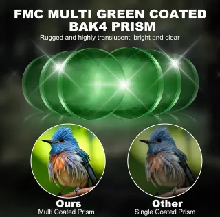 Prismáticos Uscamel 8x21 Compactos