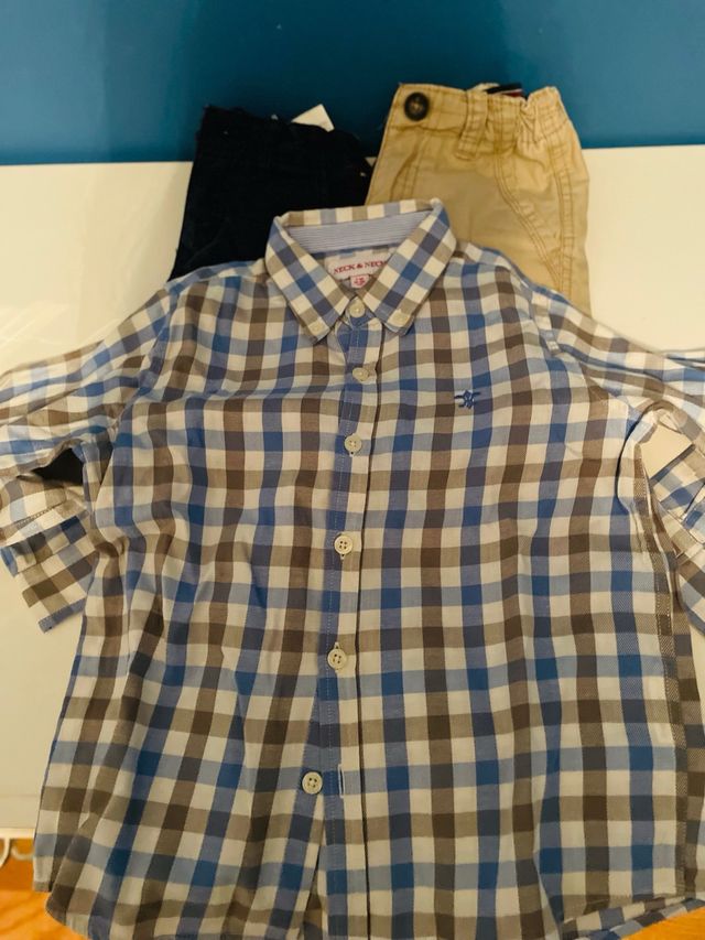 Conjunto Camisa y Pantalones Niño