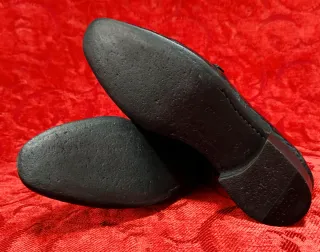 Mauri Zapatos Negros Cocodrilo Hebilla