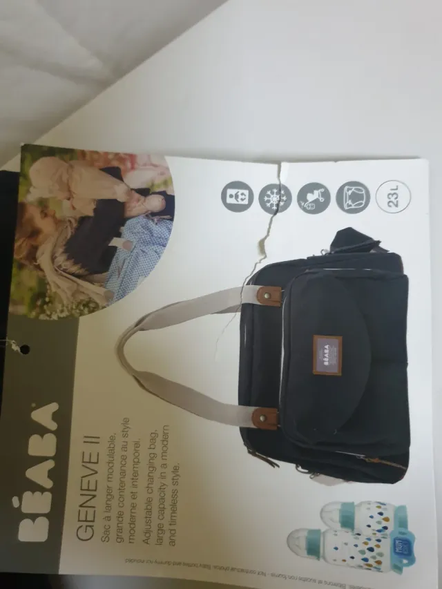 Bolso cambiador bebé Beaba negro