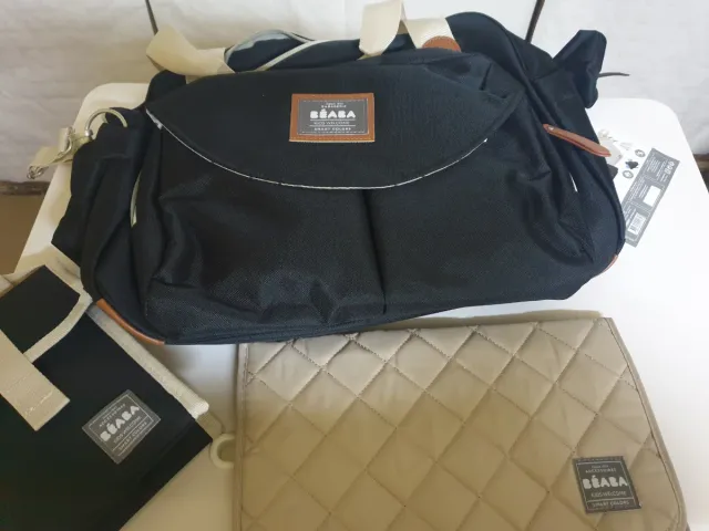 Bolso cambiador bebé Beaba negro