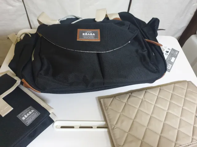 Bolso cambiador bebé Beaba negro