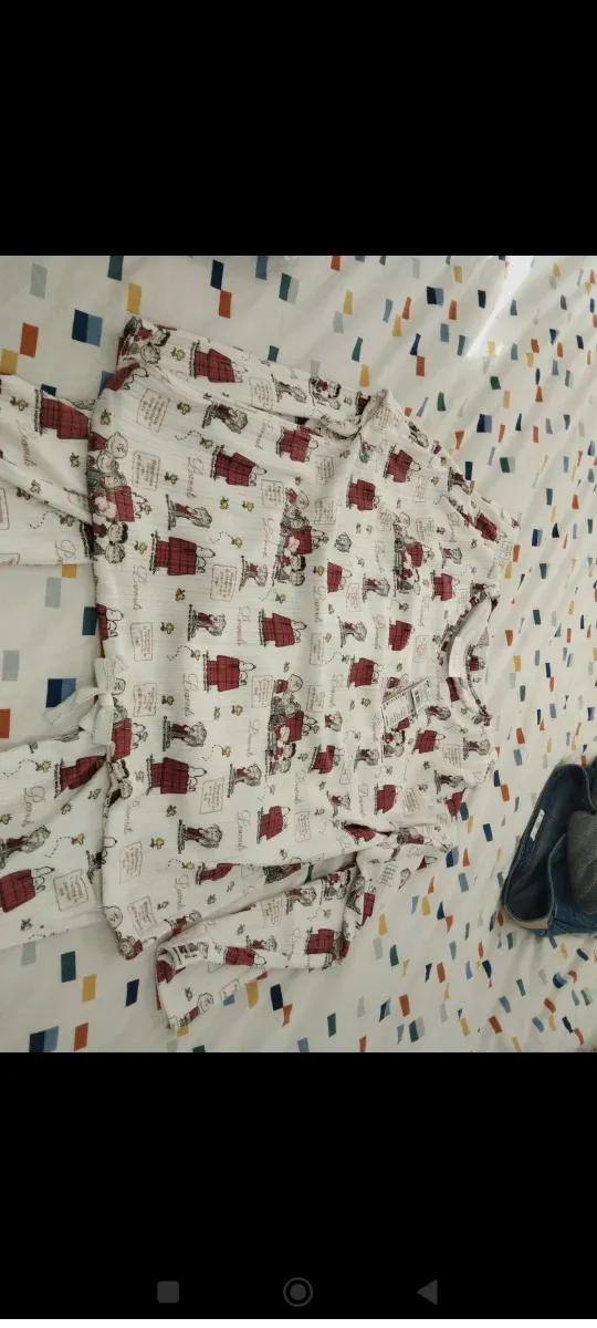 Pijama Snoopy Canalé Suave Largo