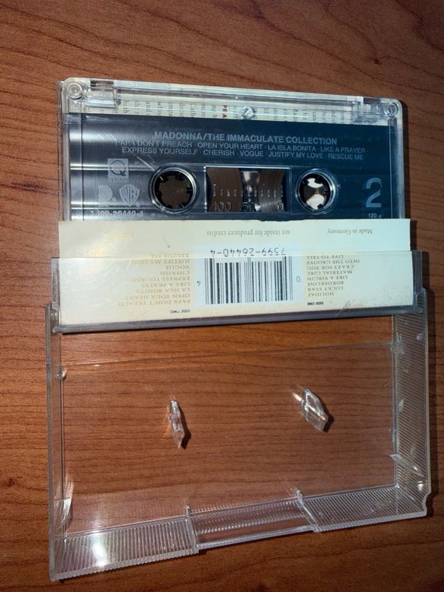 Cassetta Madonna - The Immaculate Collection