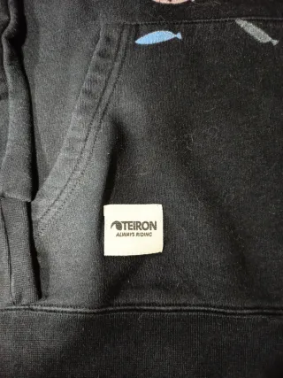 Sudadera Teiron Talla XS unisex Estampado Peces