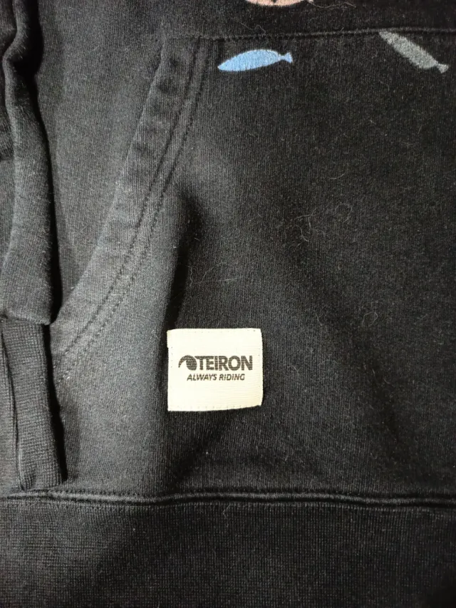 Sudadera Teiron Talla XS unisex Estampado Peces